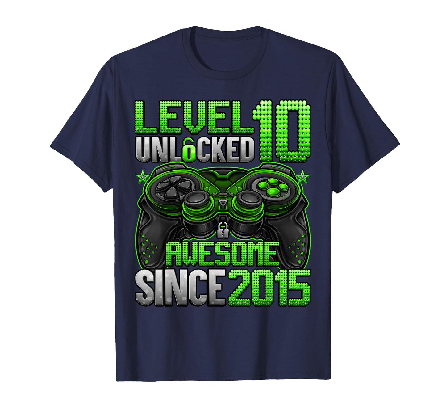 Level 10 Unlocked 10 Year Old Gifts Boys 10th Birthday Boy T-Shirt