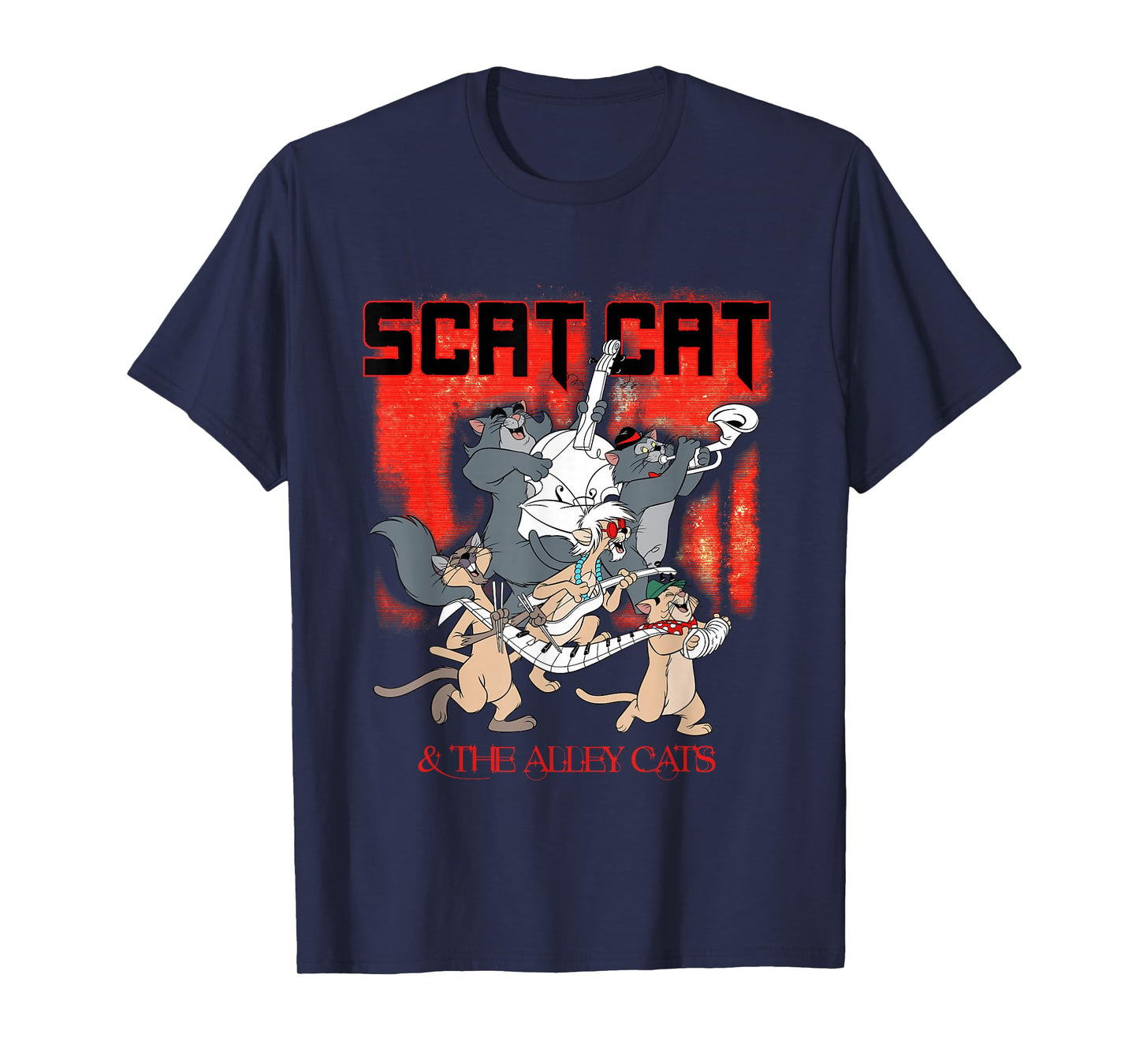 Disney The Aristocats Scat Cat And The Alley Cats T-Shirt