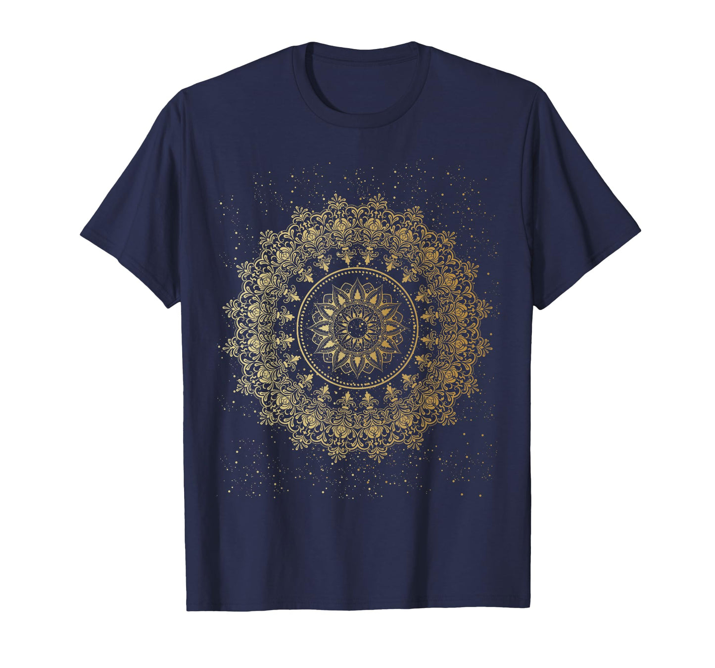 Womens Mandala Circle Mandala T-Shirt