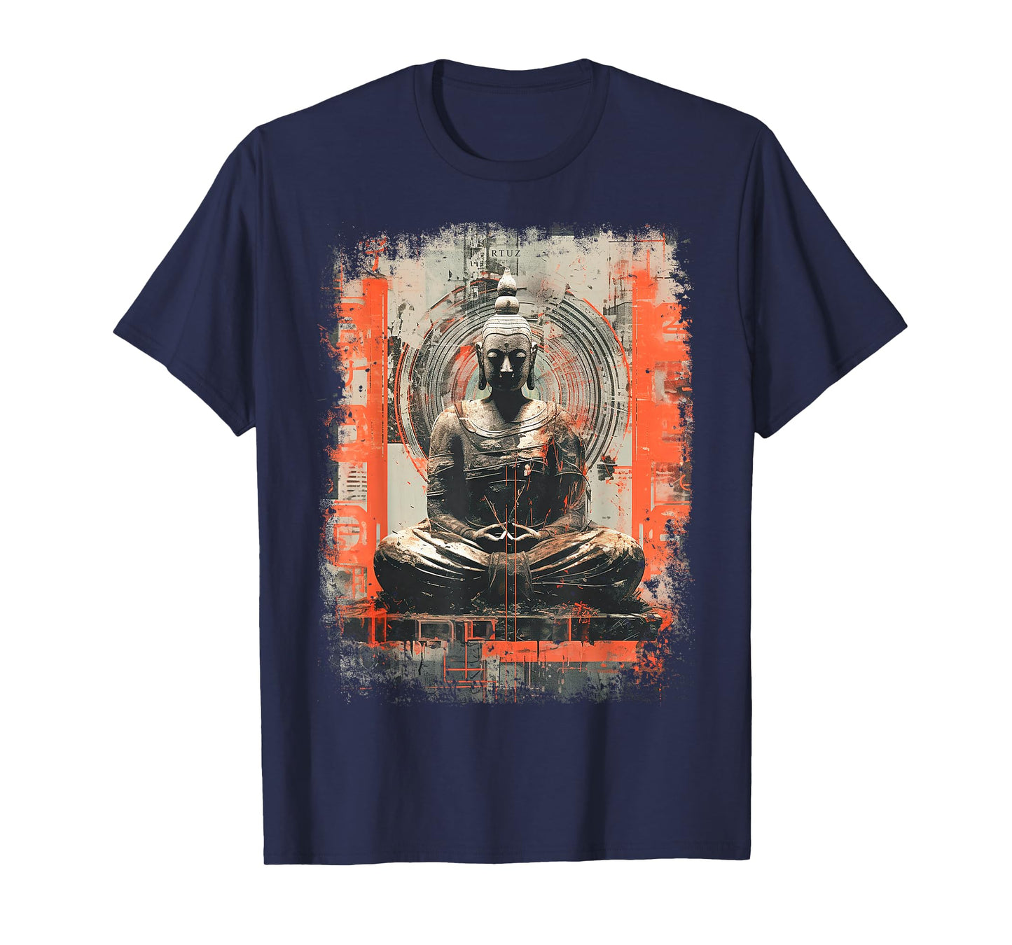 Hip Hop Y2K Vintage Hipster Retro Edgy Streetwear Buddha T-Shirt