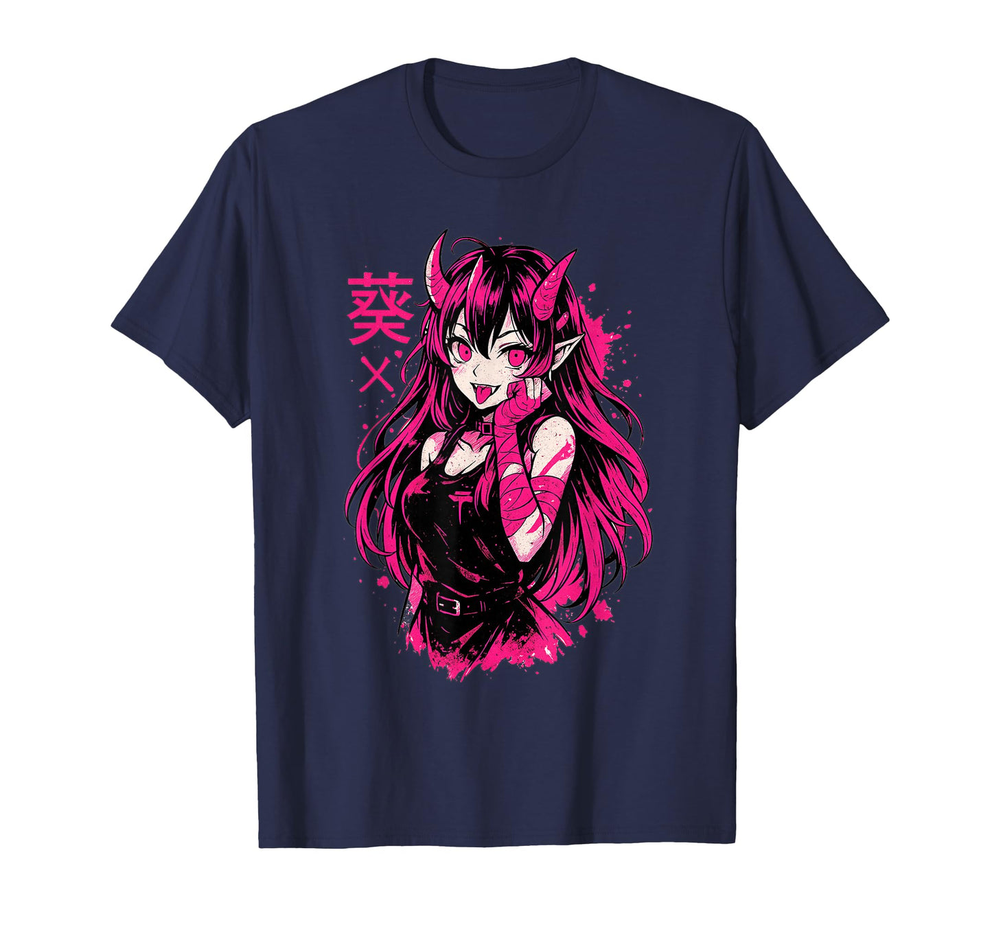 Goth Anime Waifu Kawaii Manga Girl | Creepy Horror Aesthetic T-Shirt