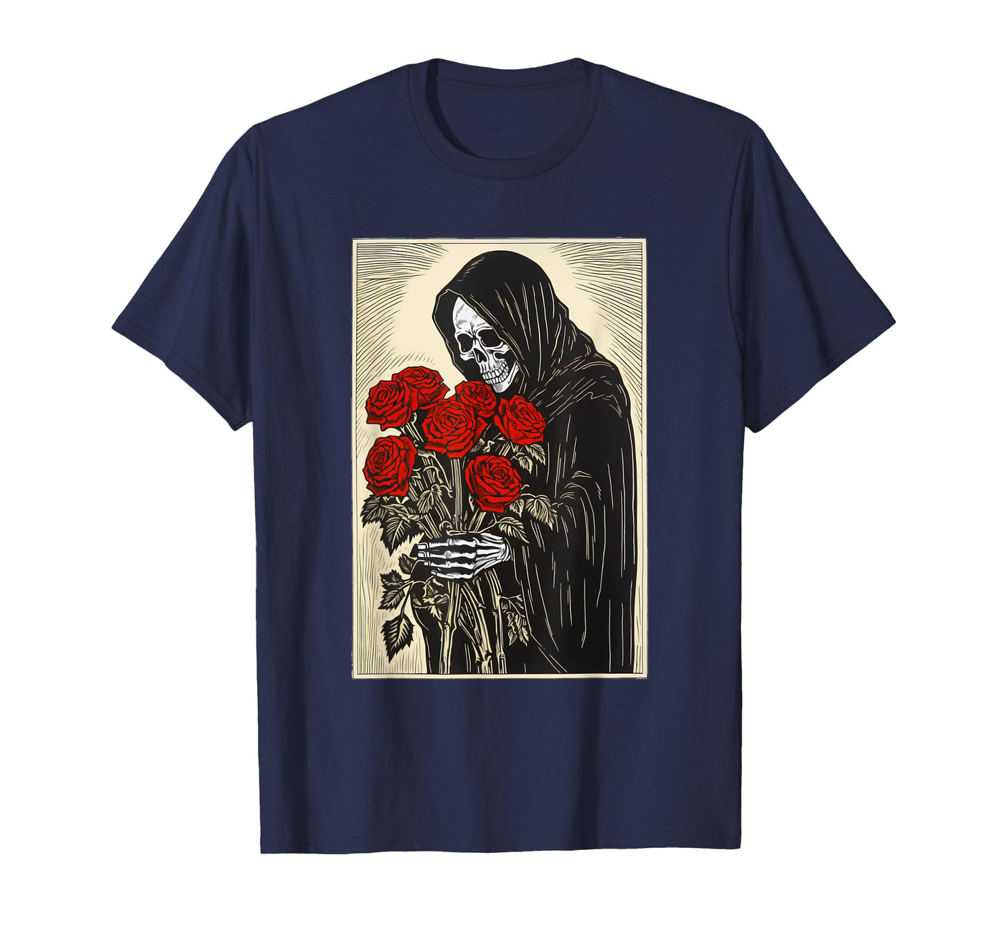 Grim Reaper Smelling The Roses T-Shirt