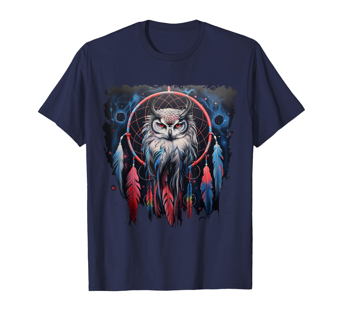 Owl T-Shirt Dream Catcher Spiritual Dream Catcher Owl T-Shirt