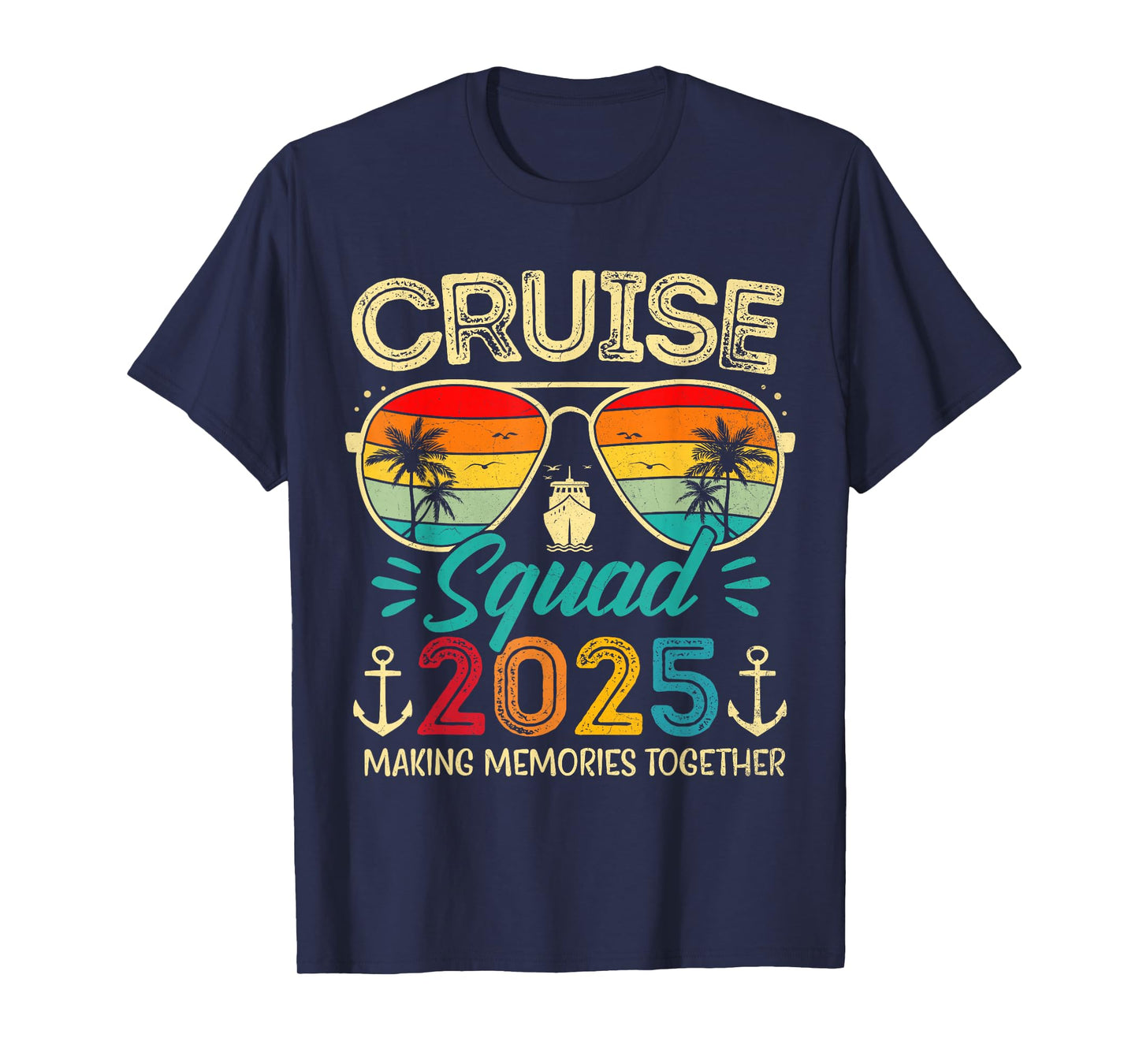 Cruise Squad 2025 Family Group Matching Summer Vacation T-Shirt