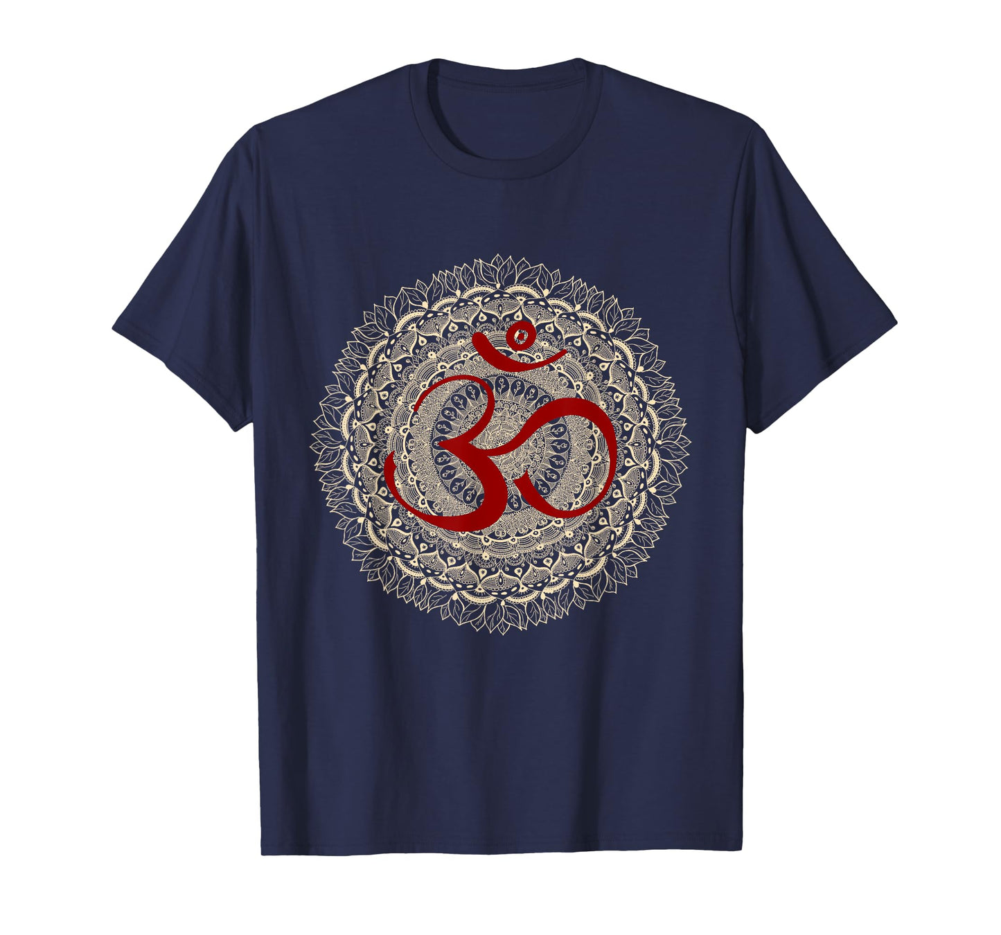 Yoga Symbols by Mona Om Yoga Ohm Hindu Meditation T-Shirt