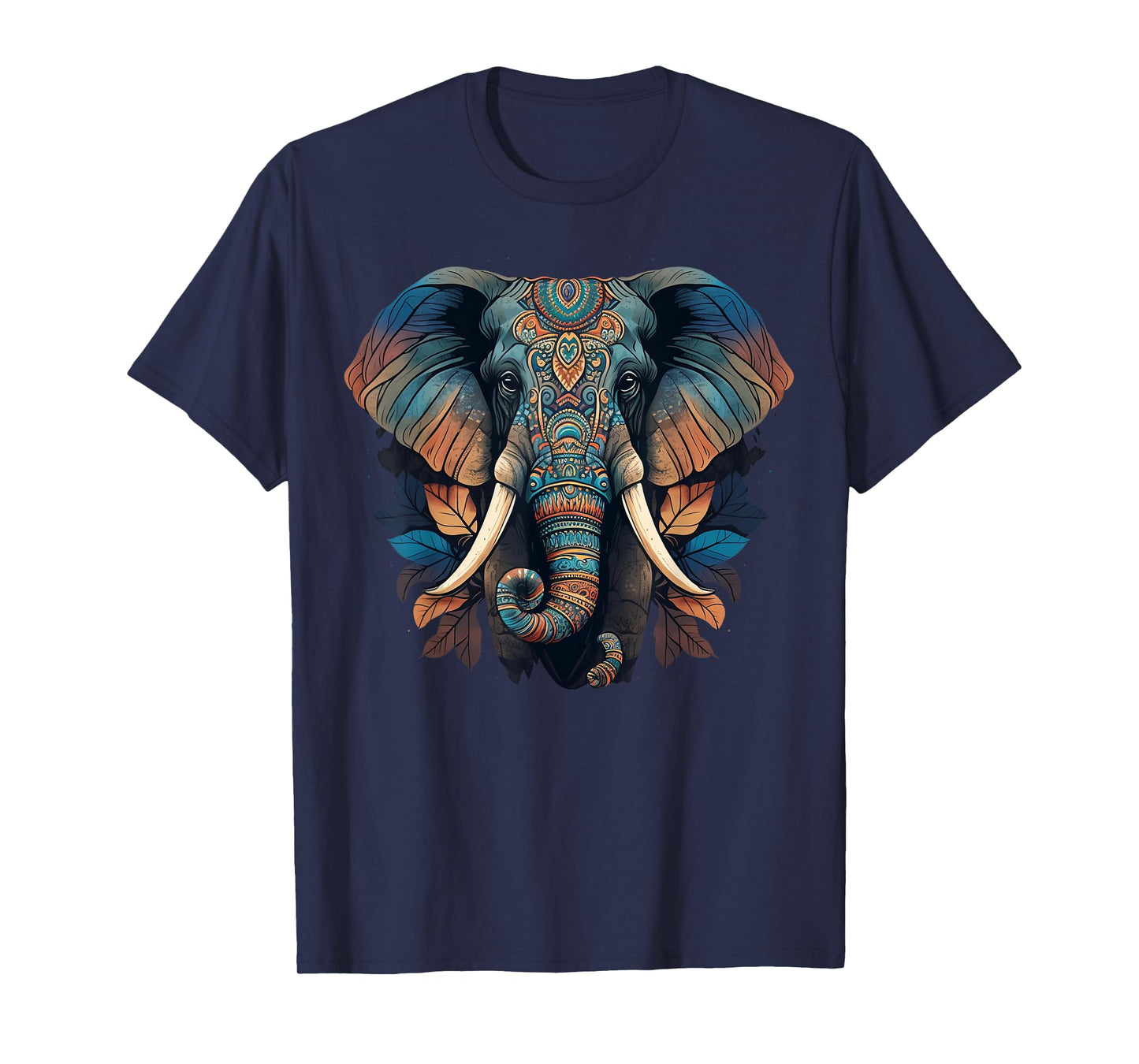 Geometry Elephant Mandala Art T-Shirt