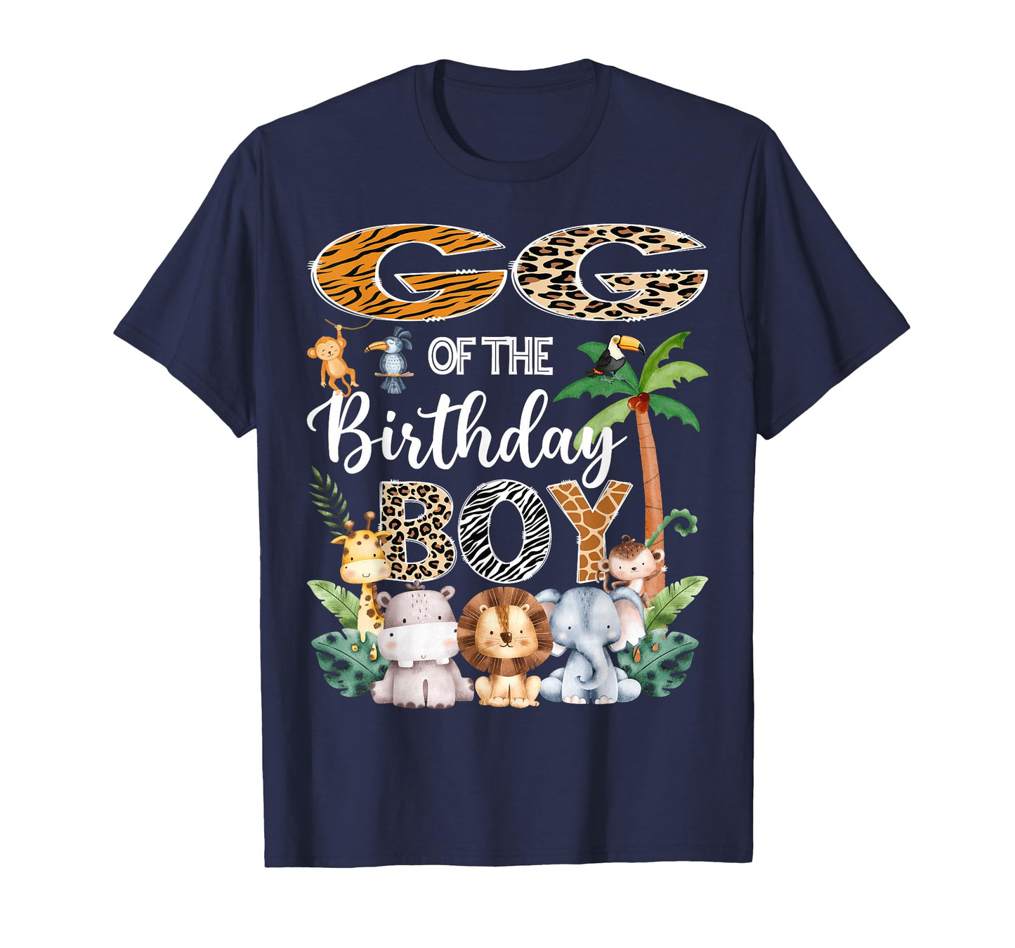 GG Of The Birthday Boy Safari Jungle Bday Party T-Shirt