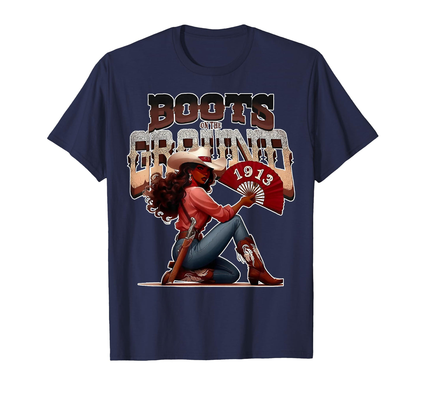Boots On The Ground Where Them Fans At T-Shirt