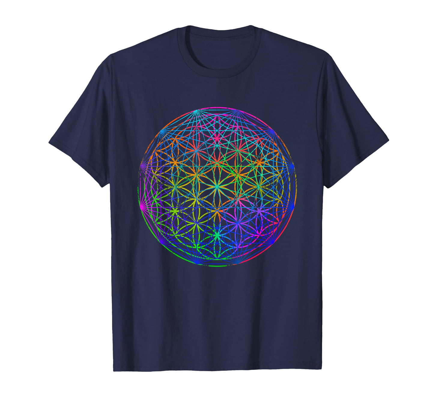 Geometric Chakra - Psychedelic Sacred Geometry T-Shirt T-Shirt
