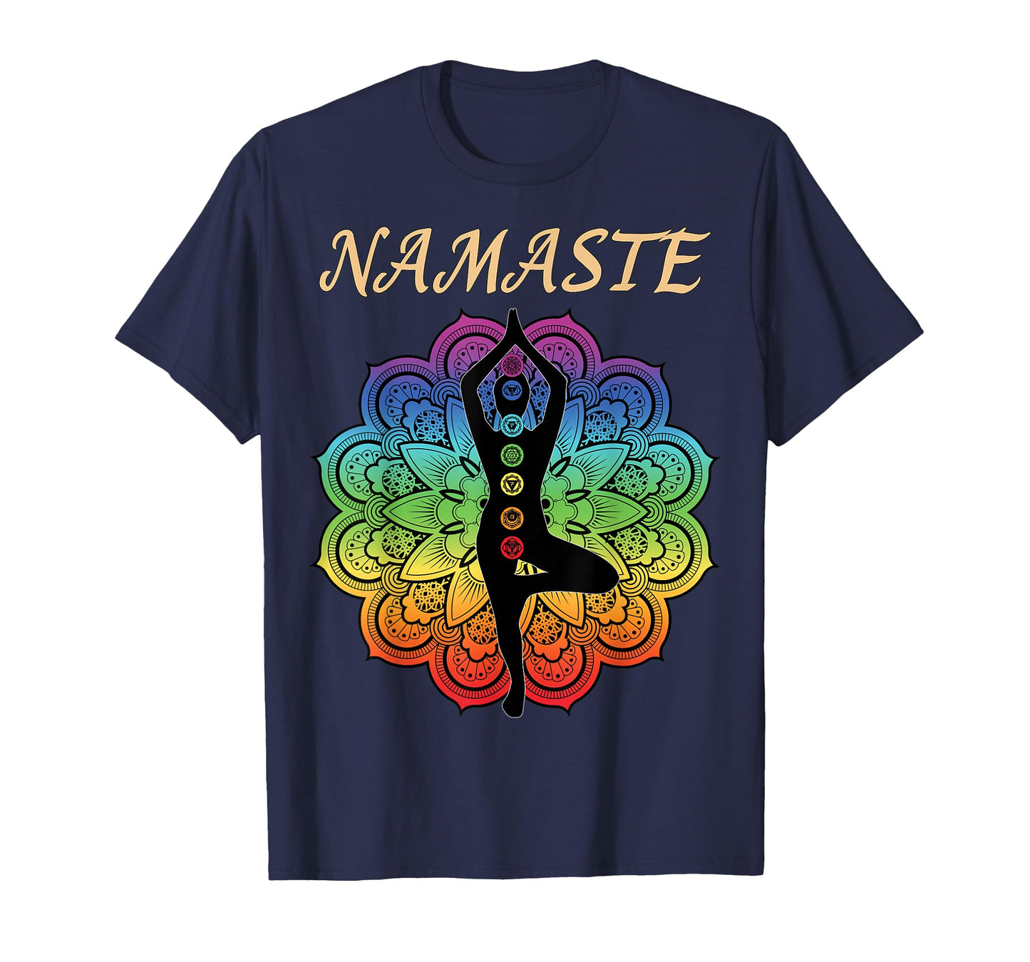 7 Chakra Namaste Reiki Kundalini Yoga T-Shirt