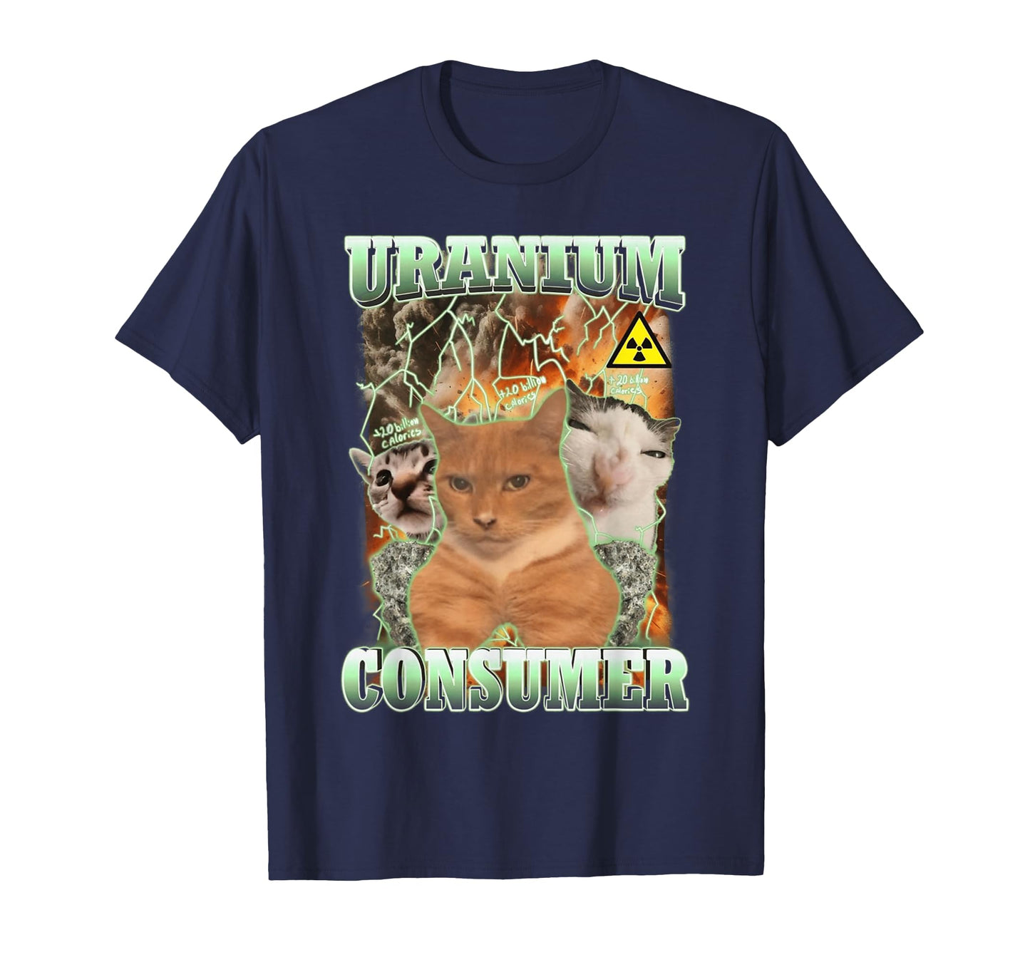 Uranium Consumer Cat Funny T-Shirt
