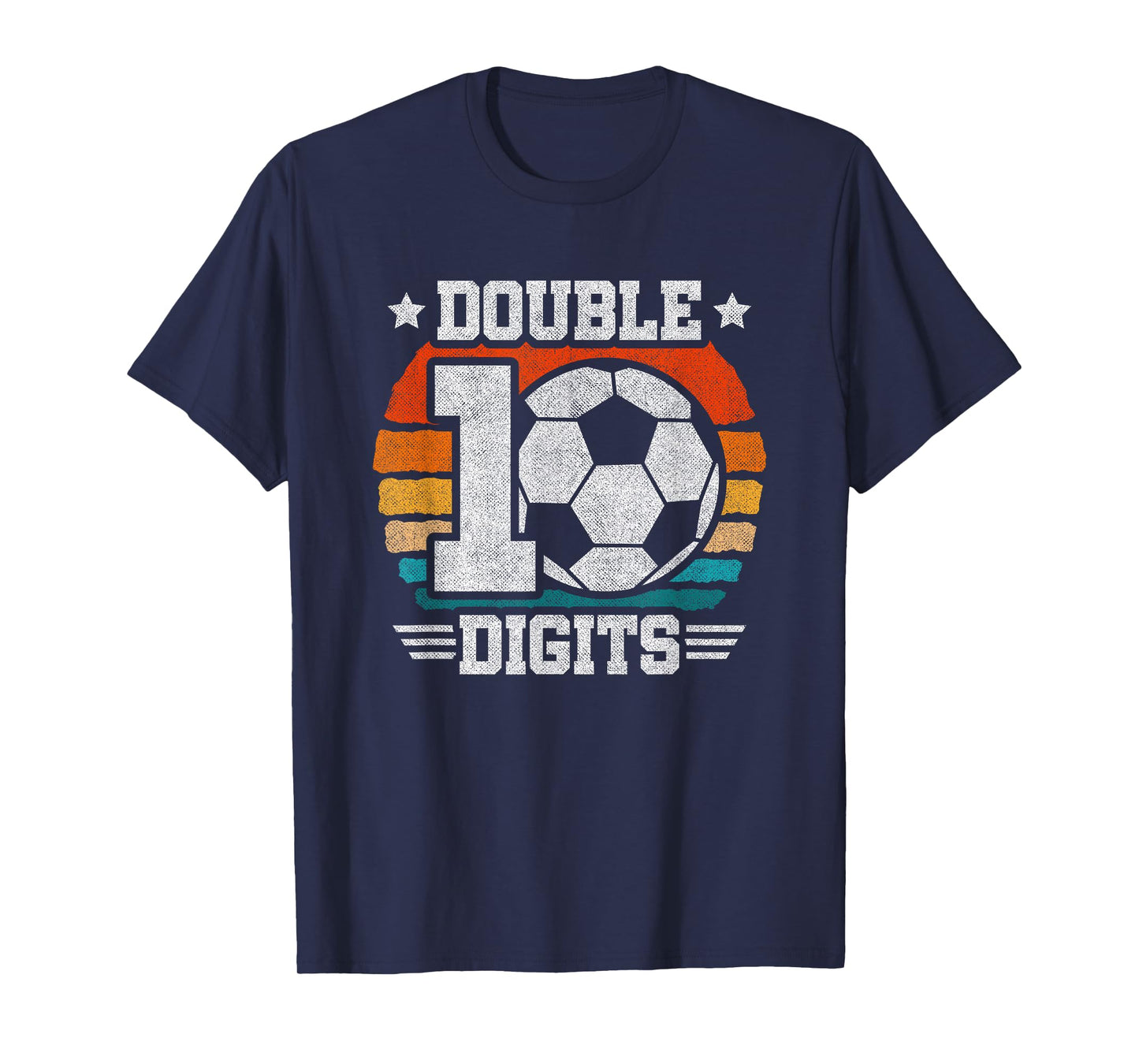 Soccer Birthday - Double Digits 10 Year Old - 10th Birthday T-Shirt