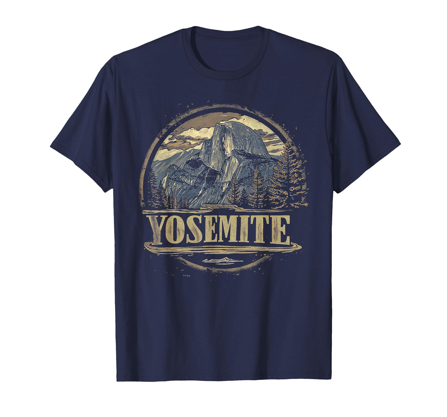 Yosemite - US National Park Vintage Men Women Retro T-Shirt