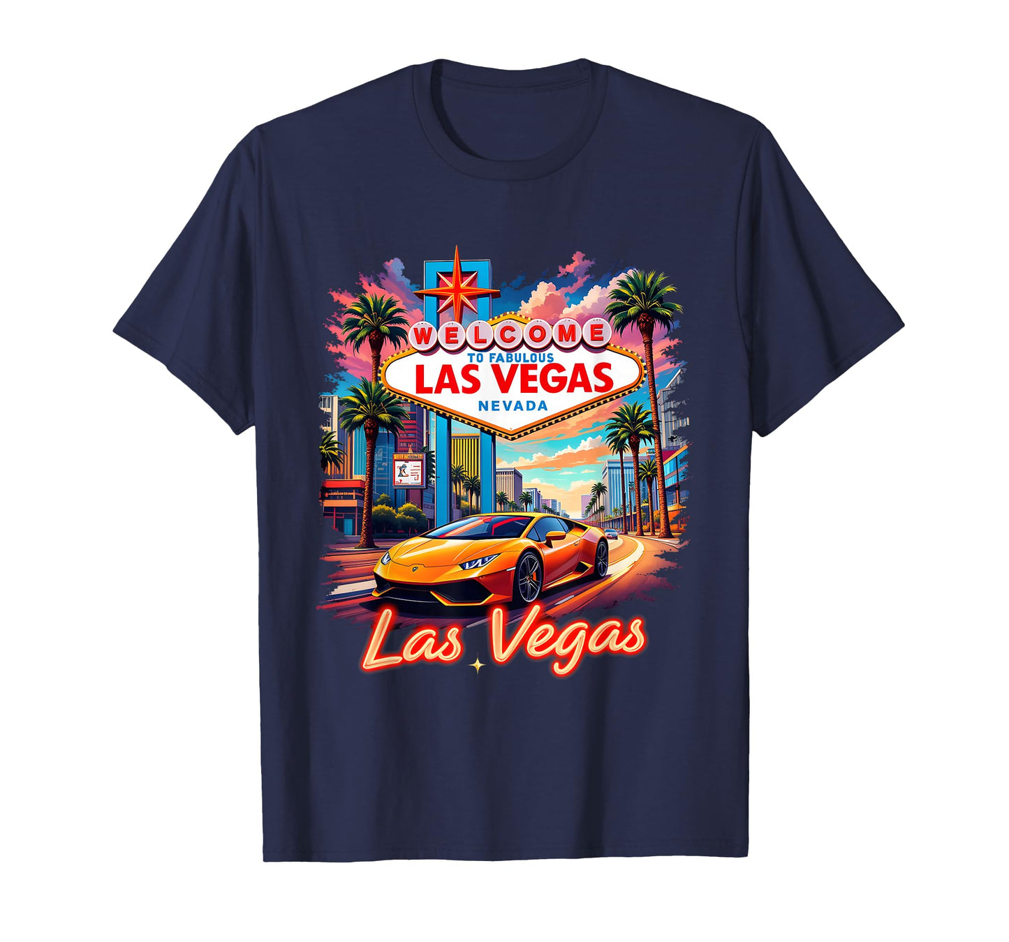 Nevada Las Vegas Souvenir Vacation Trip 2025 T-Shirt