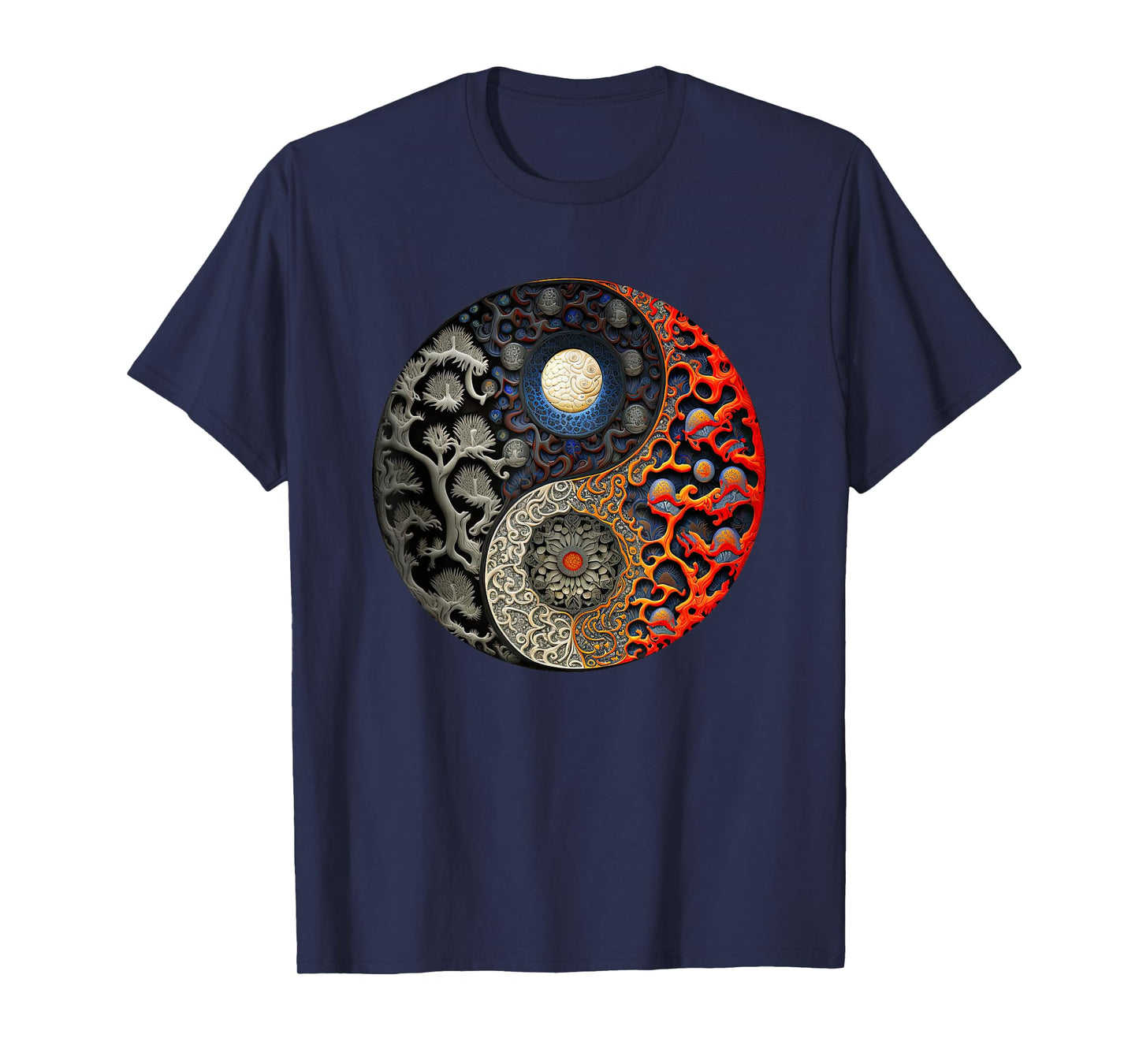 Yinyang Yoga Zen Yin yang Meditation T-Shirt