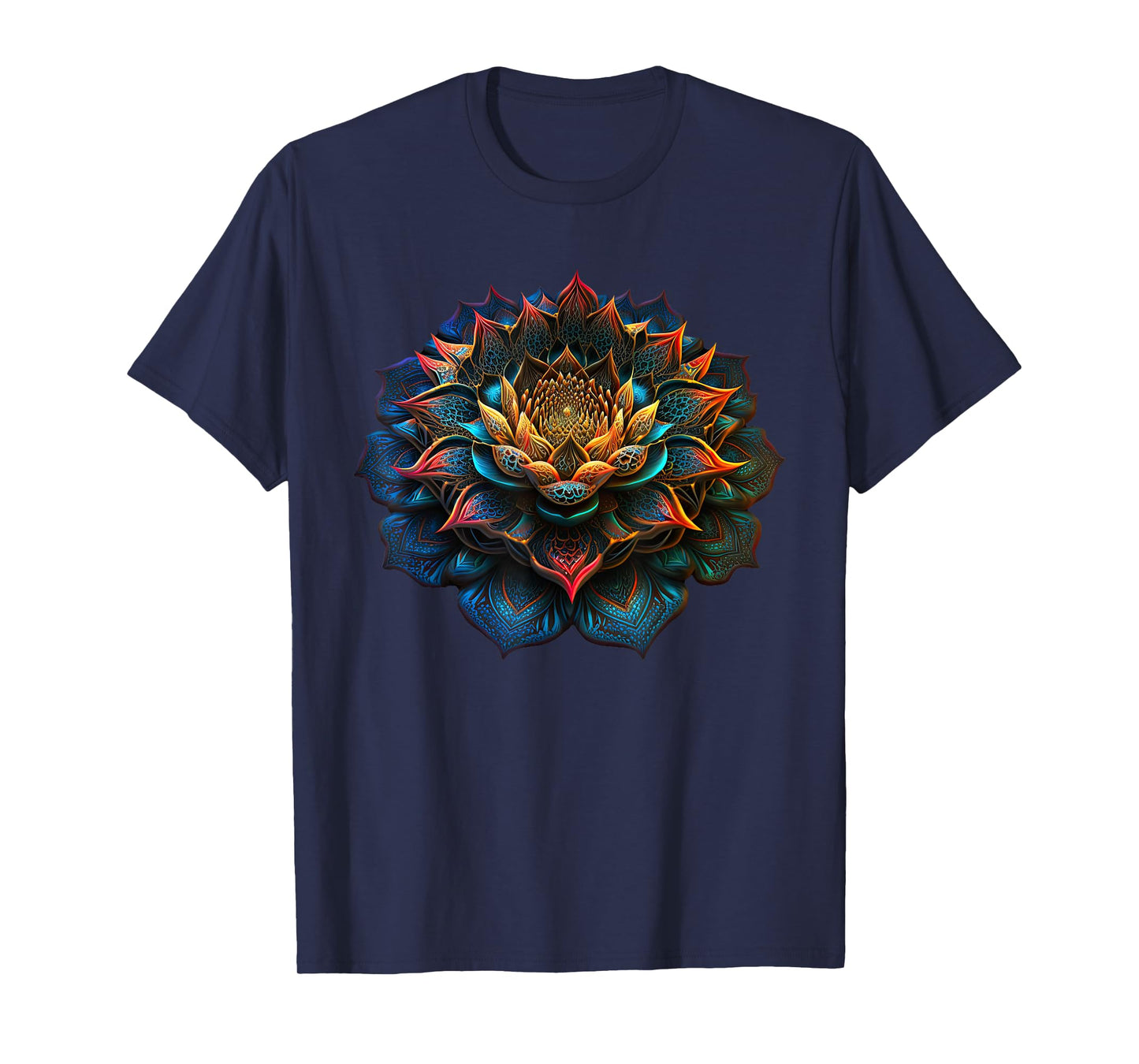 Lotus Flower Yoga Zen Bohemian Namaste Meditation.. T-Shirt