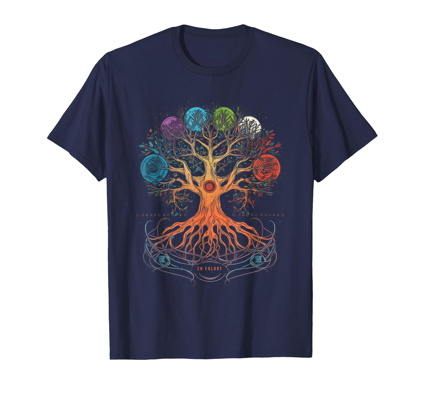 Yggdrasil Tree of Life with Moon Phases T-Shirt
