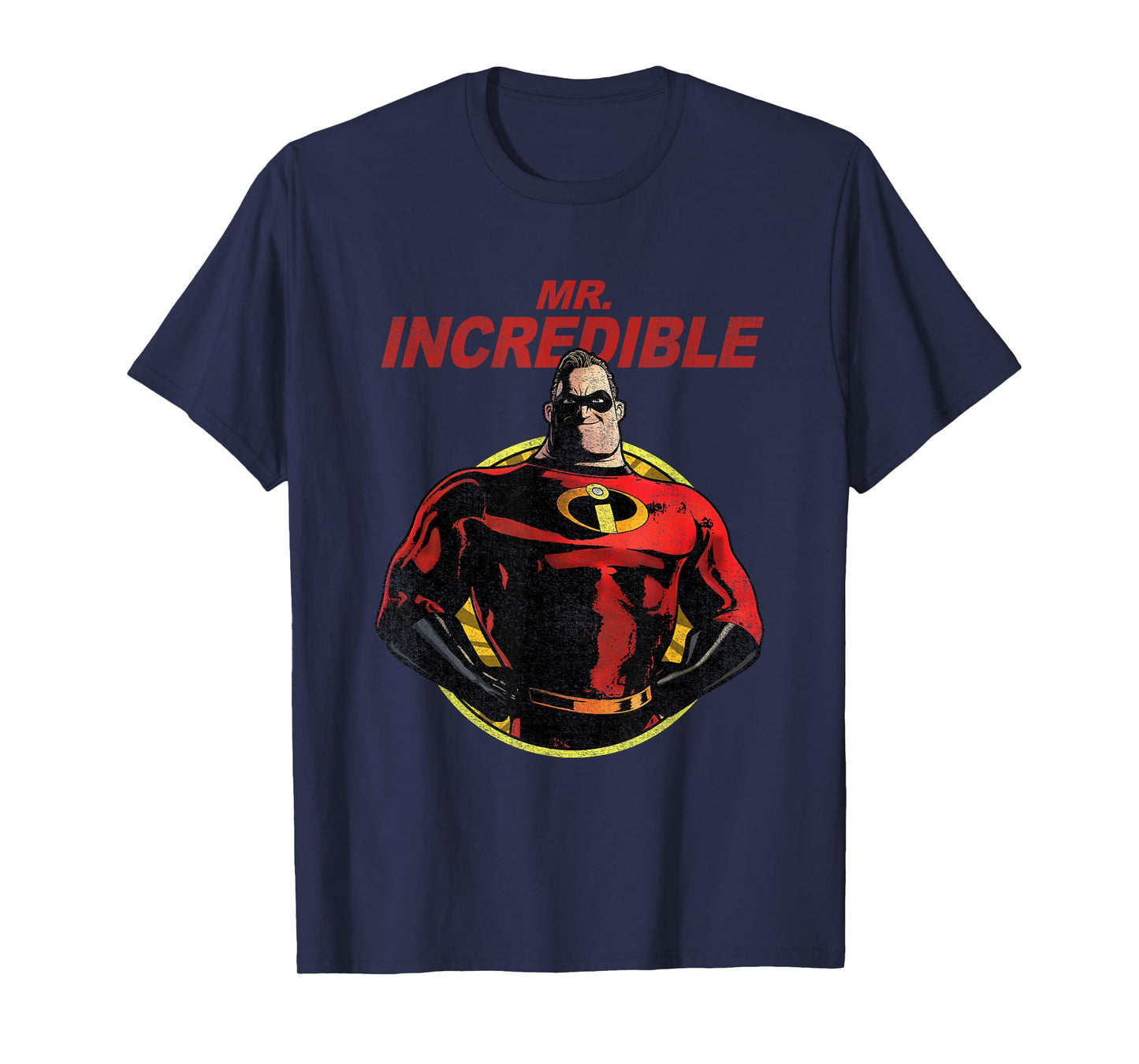Disney Pixar The Incredibles 2 Mr. Incredible Vintage Dad T-Shirt