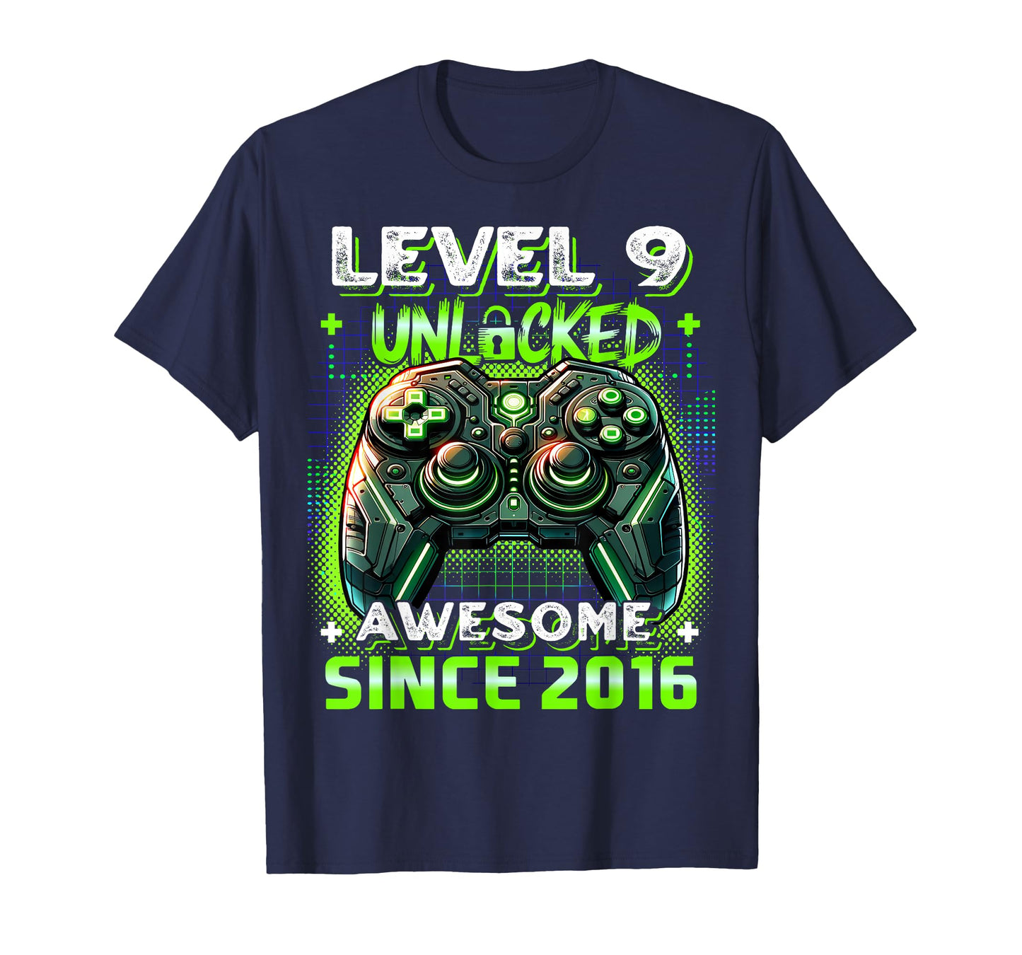 9th Birthday Boy Level 9 Gamer 9 Year Video Game Party T-Shirt