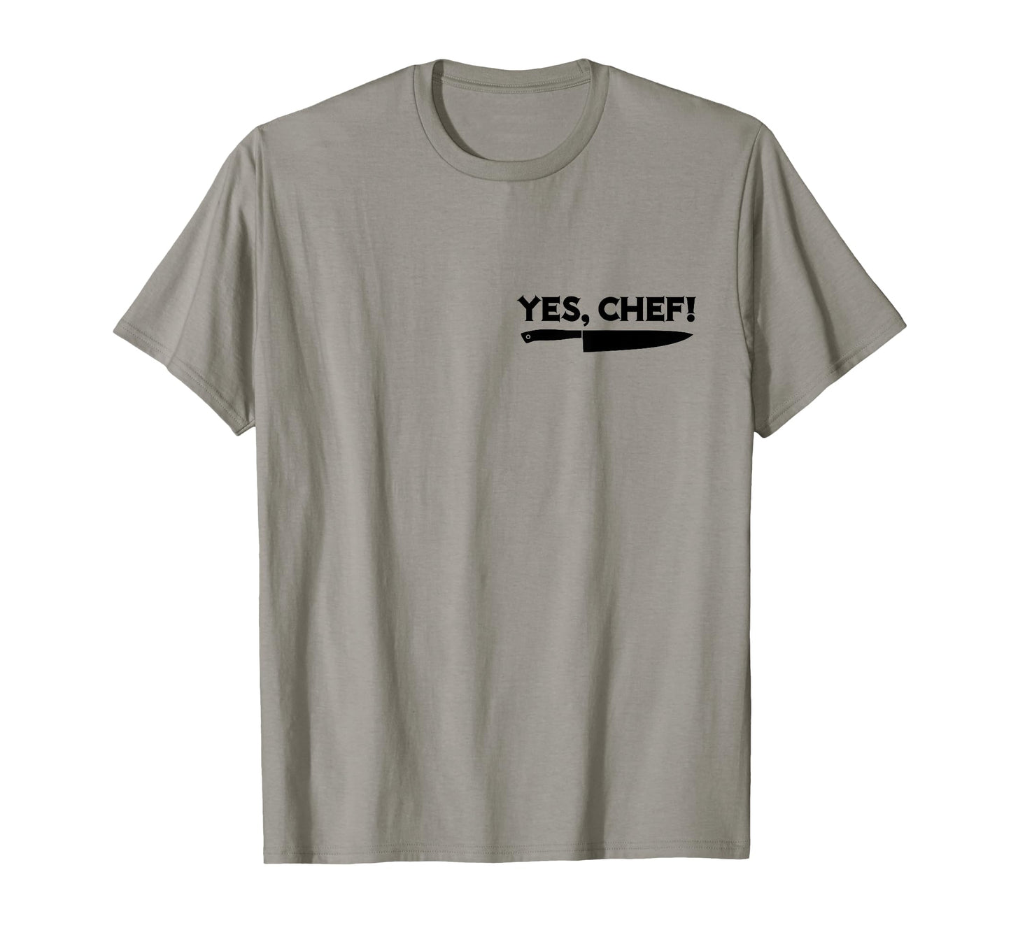 YES, CHEF Professional Sous Chef Funny Meme Simple Text T-Shirt
