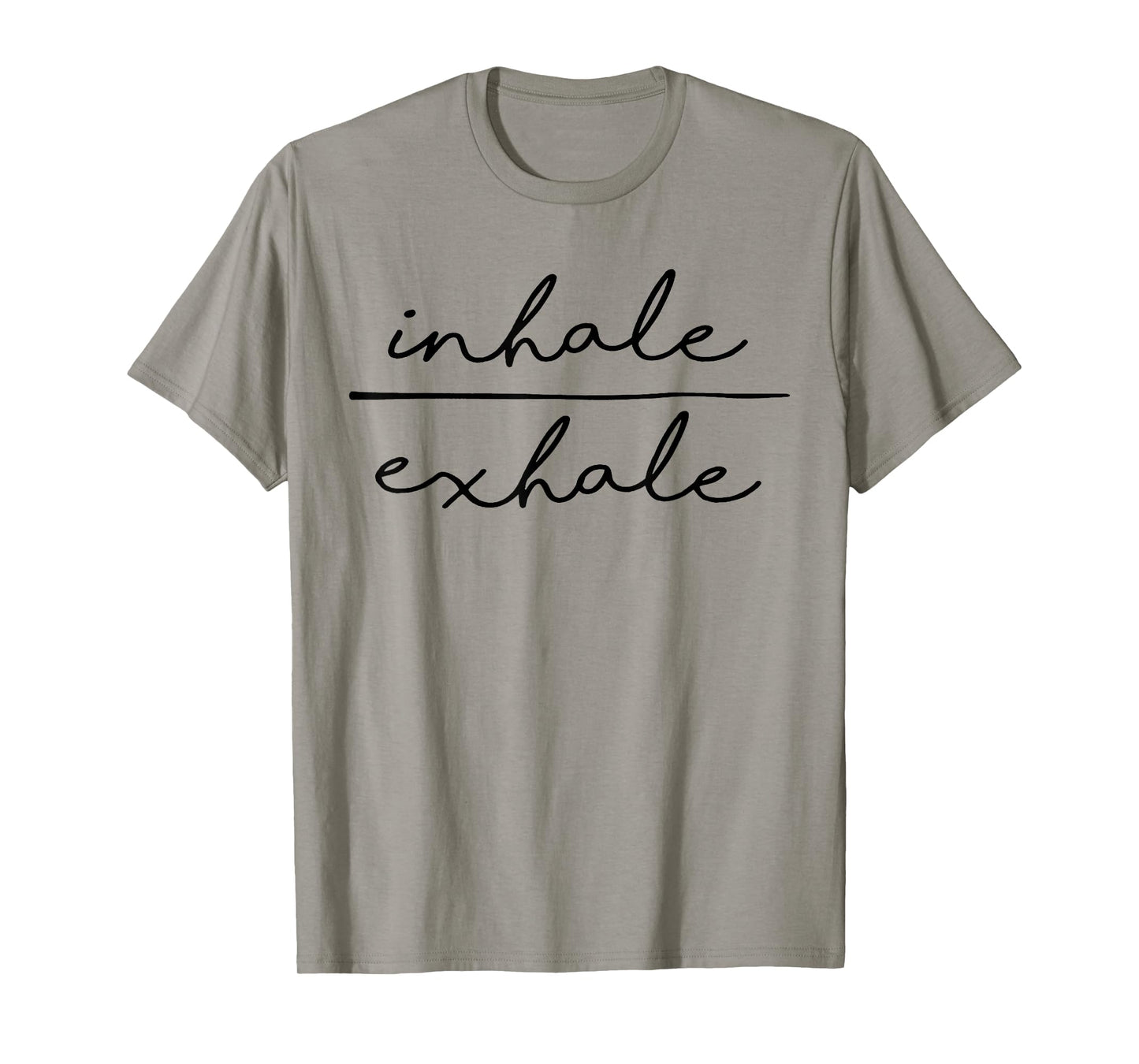 Inhale & Exhale Yoga Lover Women's Yoga Motivational T-Shirt