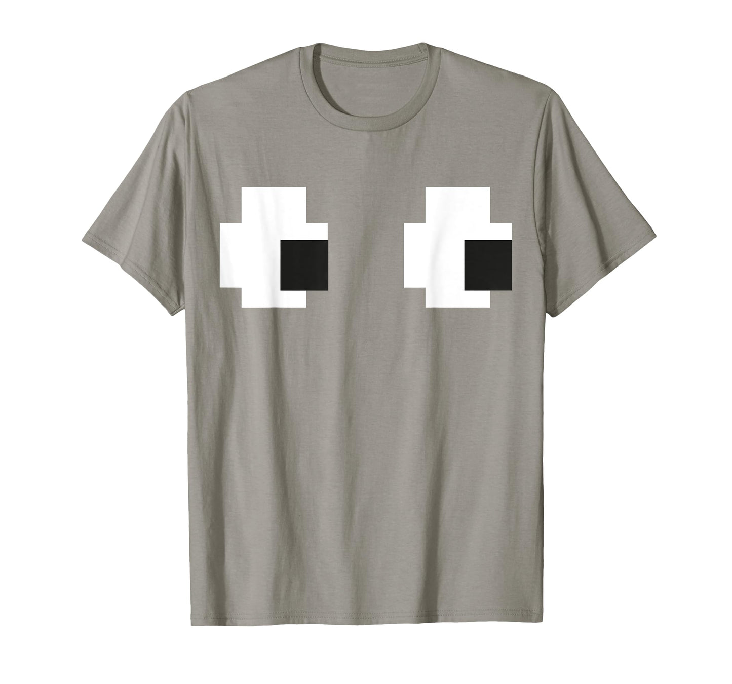 Retro Arcade Game Ghost Eyes Halloween Group Costume T-Shirt
