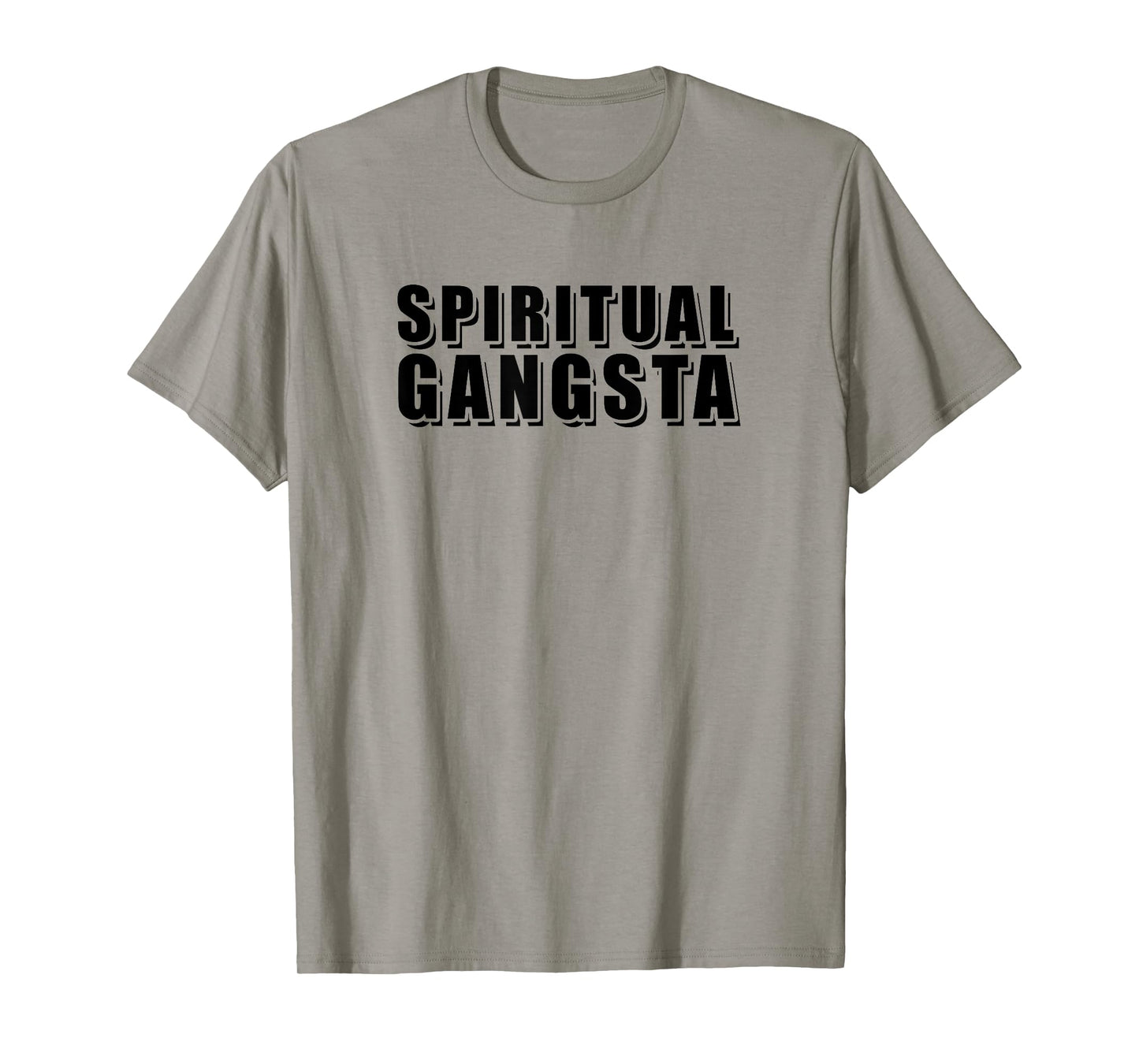 Womens Mens Funny Yoga Spiritual Gangsta Shirts