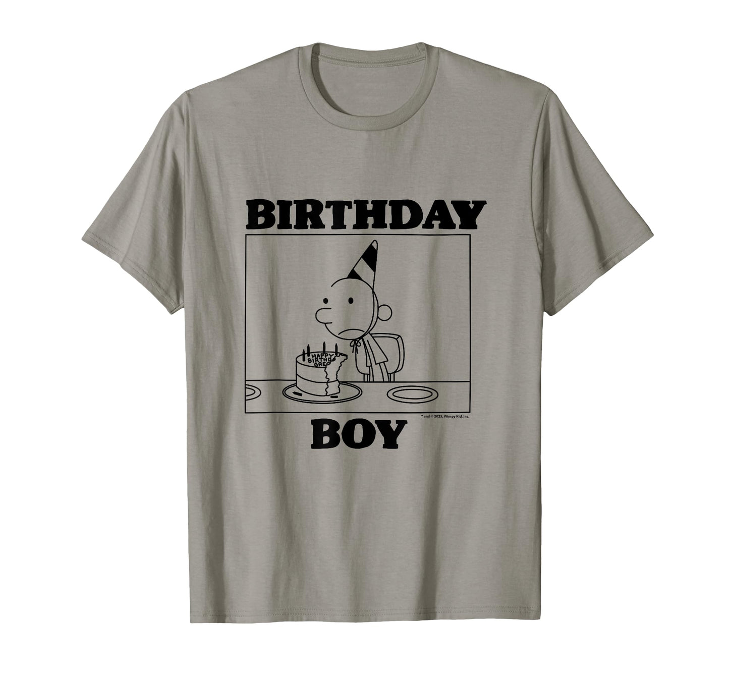 Diary of a Wimpy Kid Greg Birthday Boy Comic Panel T-Shirt