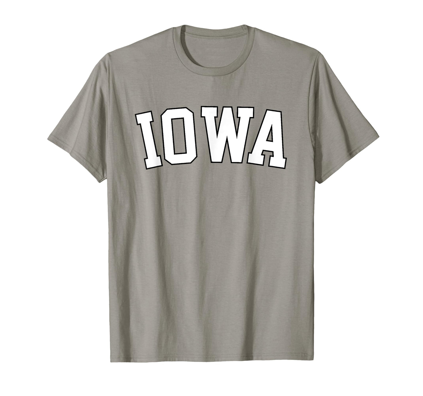 Retro Iowa Tee Vintage Iowa Black Gold Iowa Throwback Design T-Shirt