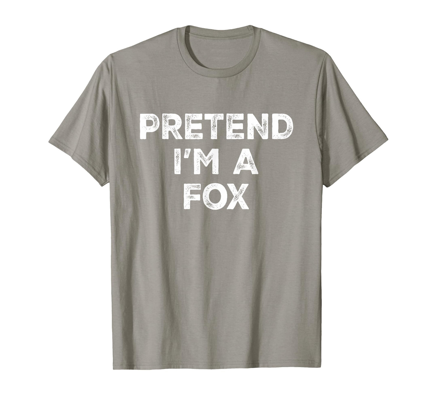 Pretend I'm A Fox Lazy Halloween Costume T-Shirt