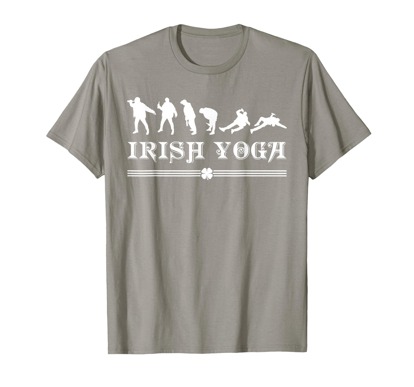 Irish Yoga St Patrick's Day Drinking Team Gift for Drunk Men T-Shirt