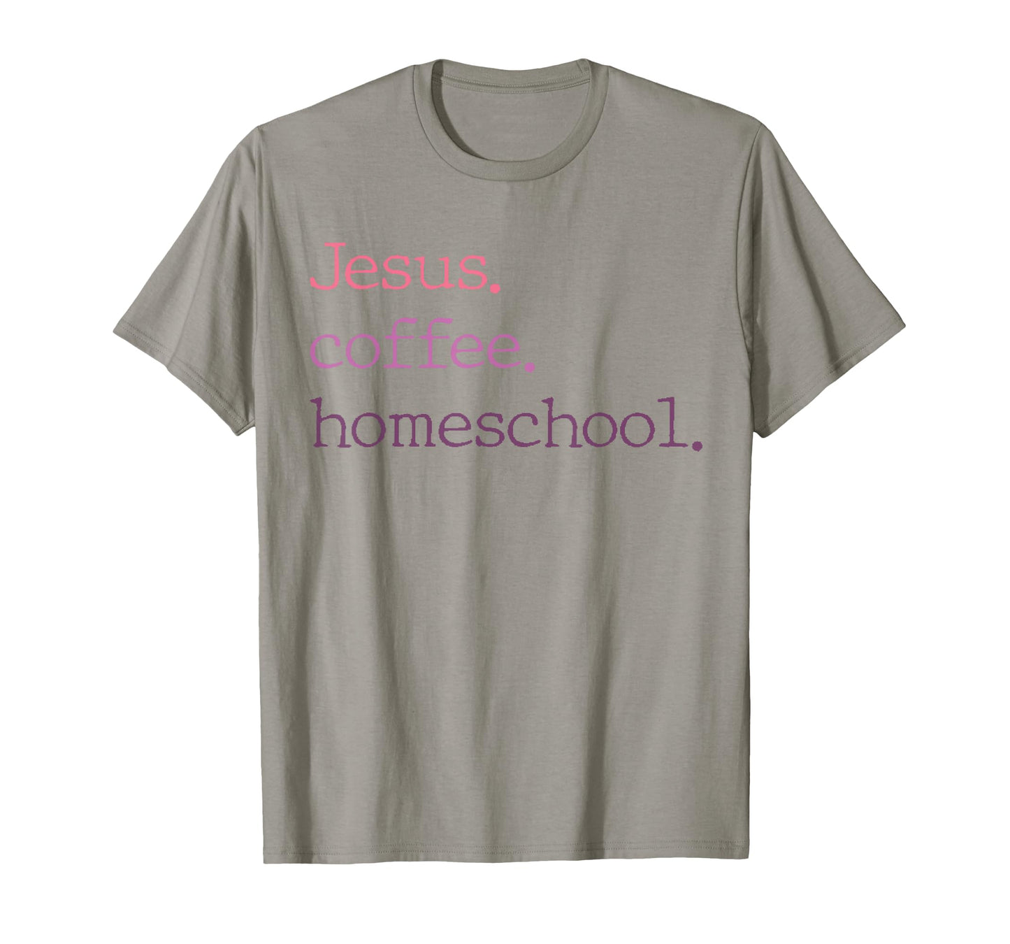 Jesus Coffee Homeschool Mom Christian Mother Homeschooling T-Shirt