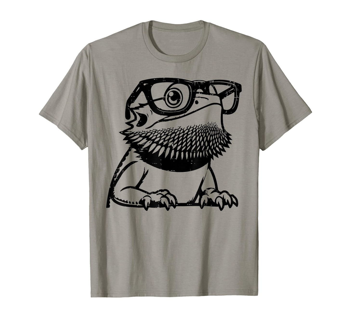 Bearded Dragon Eyeglasses Cute Beardie Nerd Men Women Kids T-Shirt