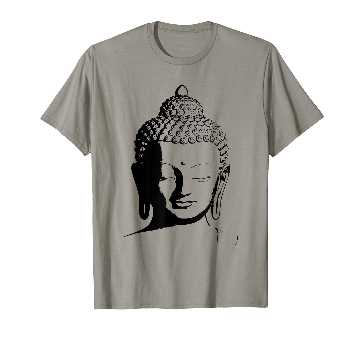 Zen Buddha Head Buddhism Graphic Meditation Spiritual Design T-Shirt