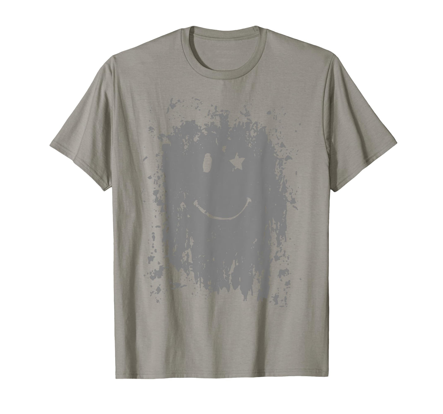 Funny Mud Splatter Face Cool Marathon and Mud Run T-Shirt