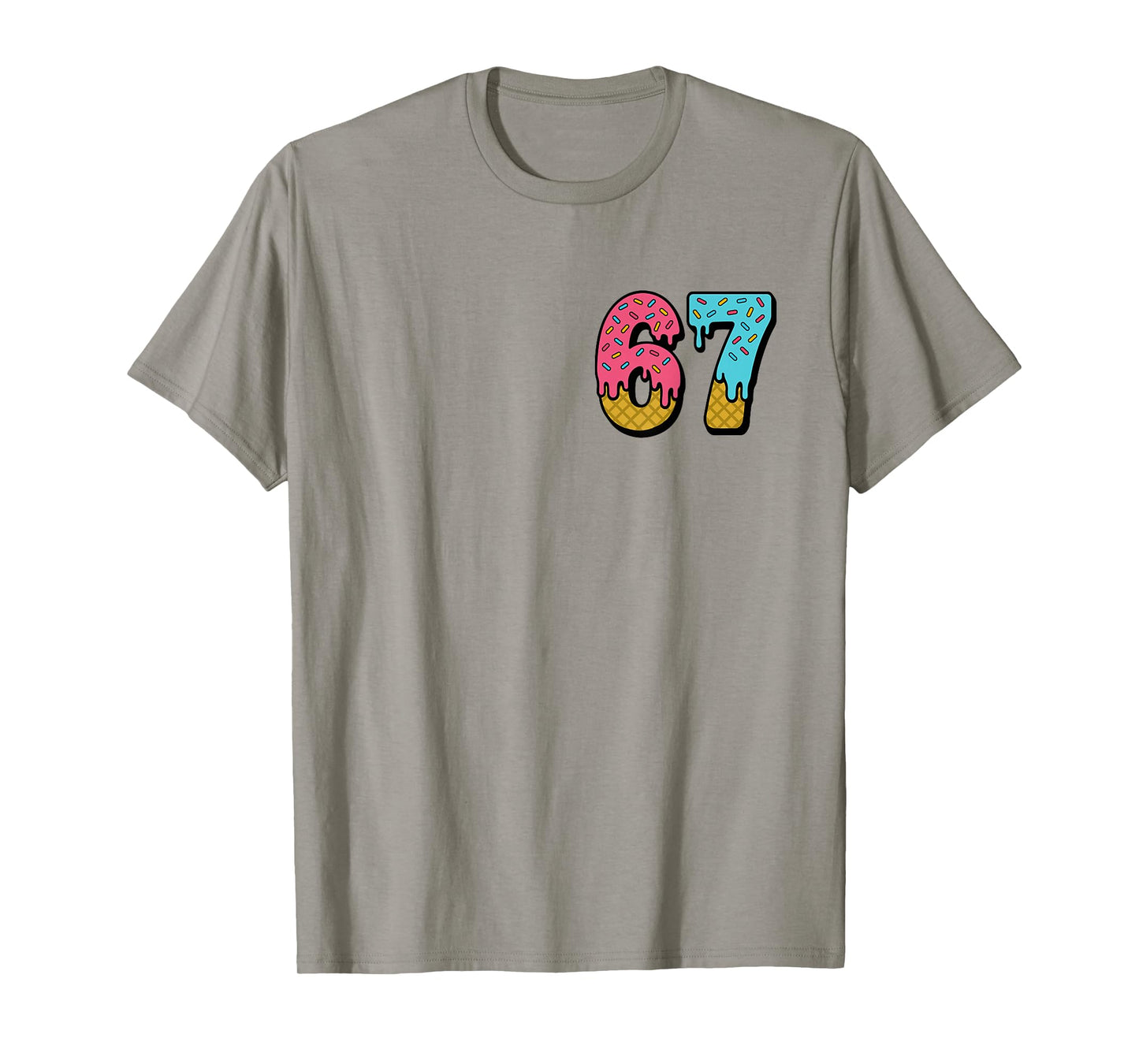 Six Seven Ice Cream Drip Sport 67 Fun Mason Meme T-Shirt
