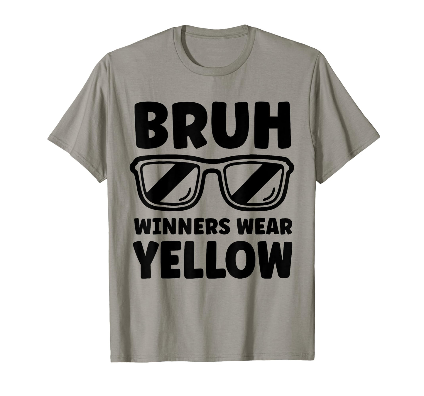Winners Wear Yellow Team Spirit Week Game Color Sports Day T-Shirt