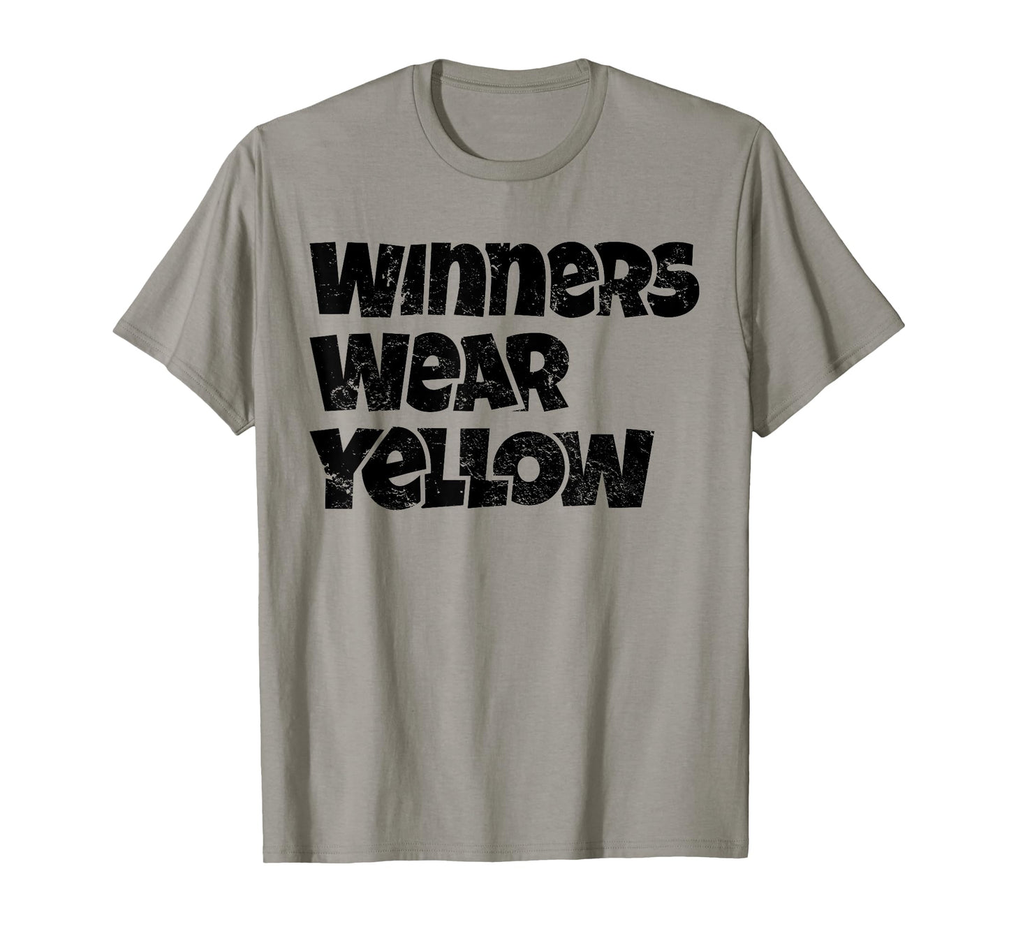 Winners Wear Yellow Spirit Wear Team Game Color War Funny T-Shirt