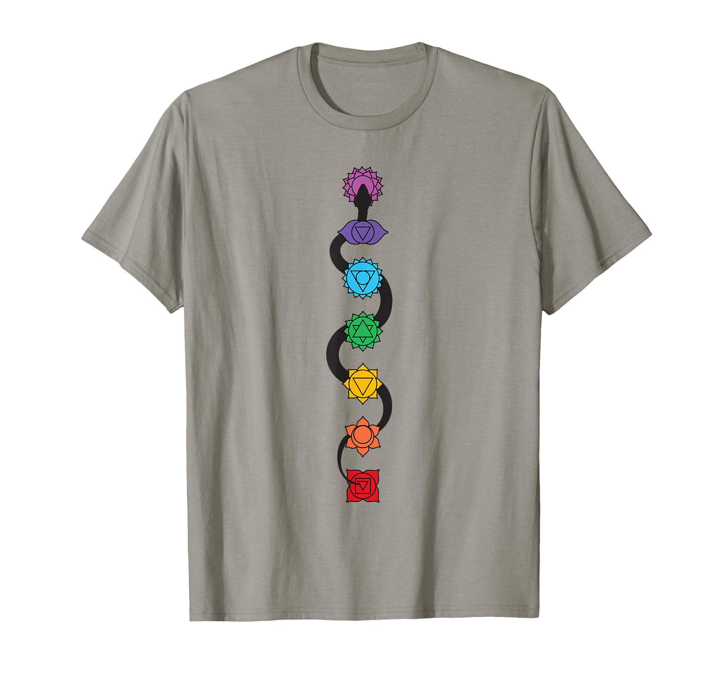 Kundalini Serpent Rising 7 Chakras Yoga - Kundalini Snake T-Shirt