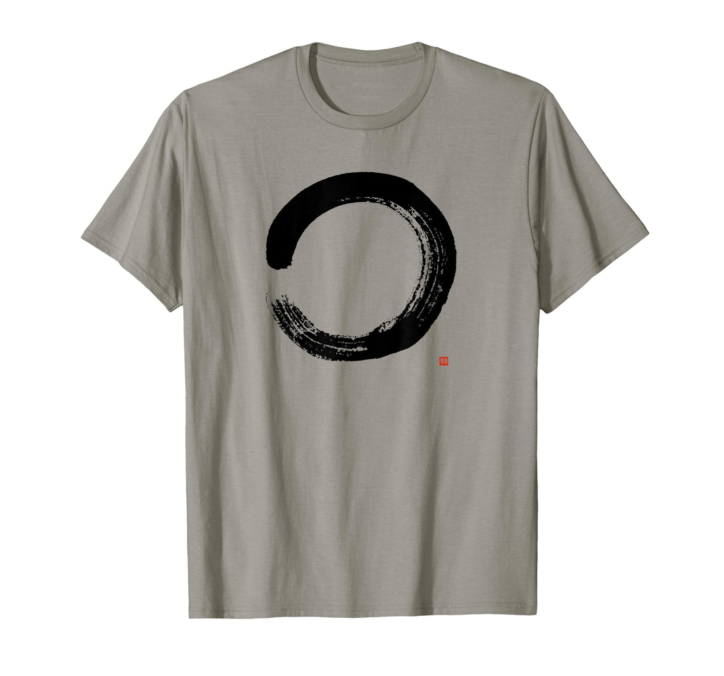 Zen Enso Circle Hand-brushed Japanese Zen Enso Calligraphy T-Shirt