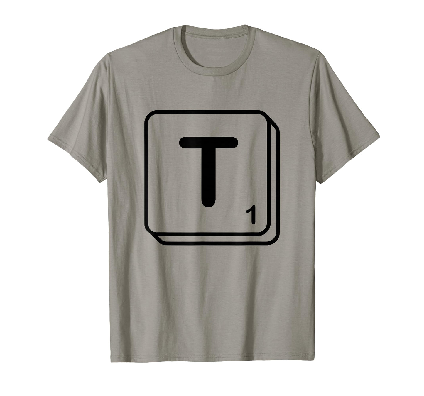 Letter T Word Game Tile T-Shirt