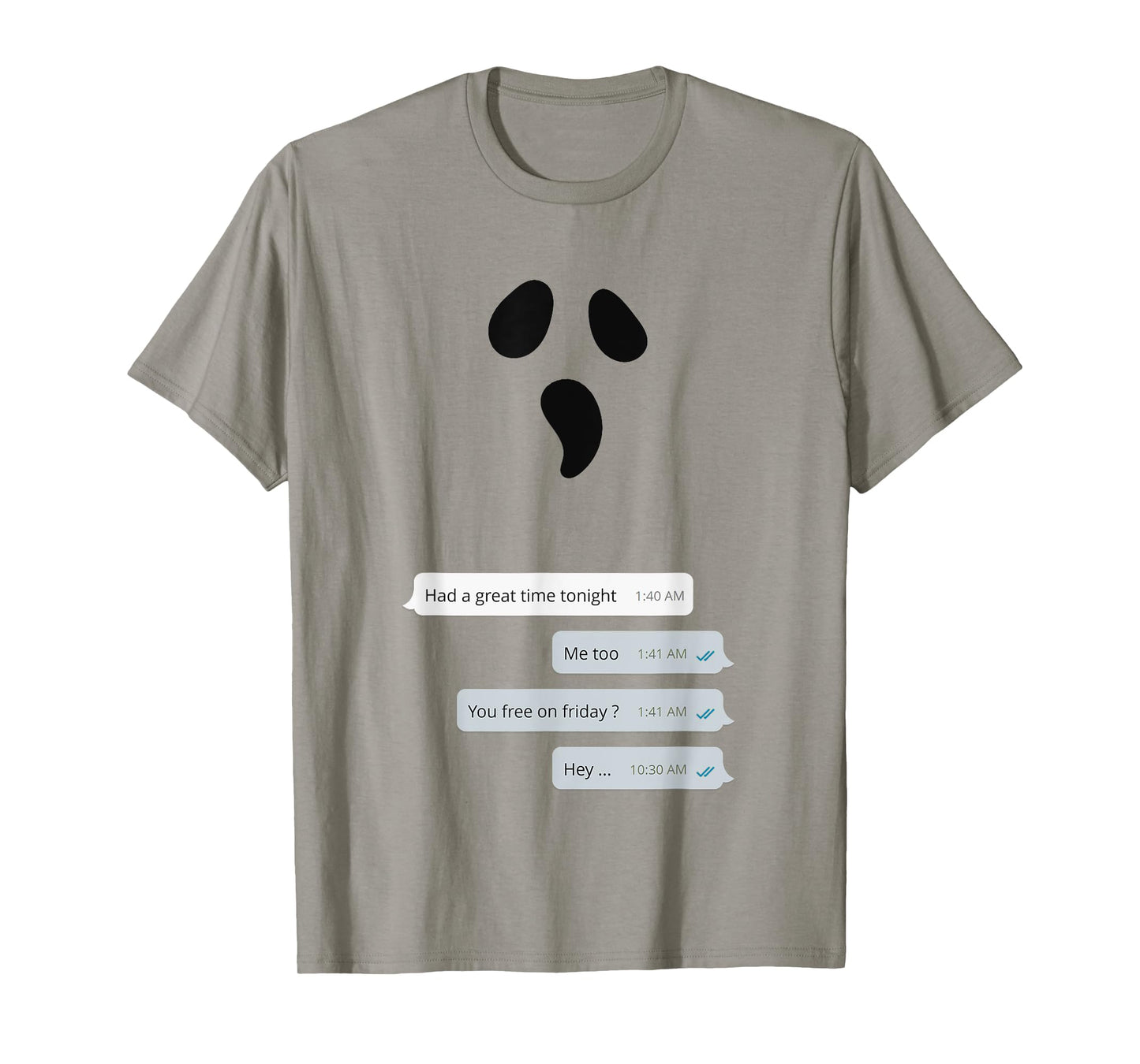 Online texting Chat ghosting funny Halloween ghost meme T-Shirt