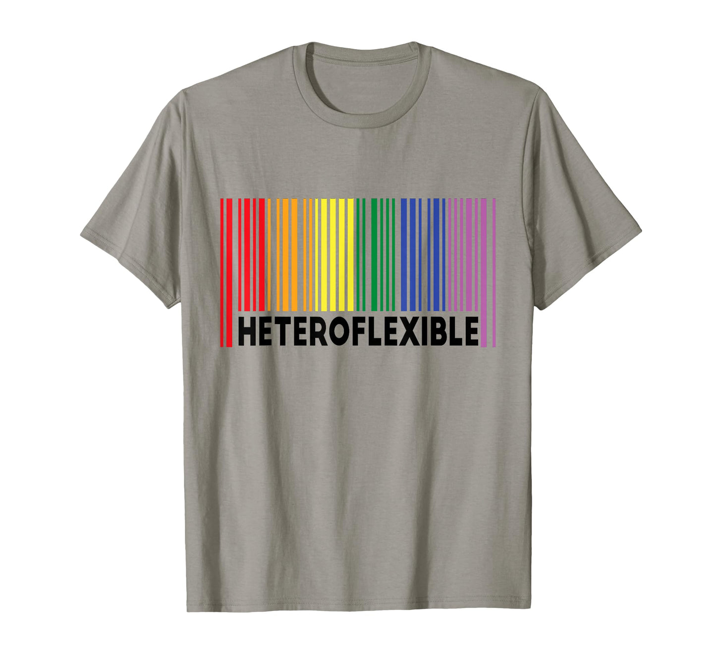 Heteroflexible Funny Yoga Unicorn Queer Ally Gay Pride Stuff T-Shirt