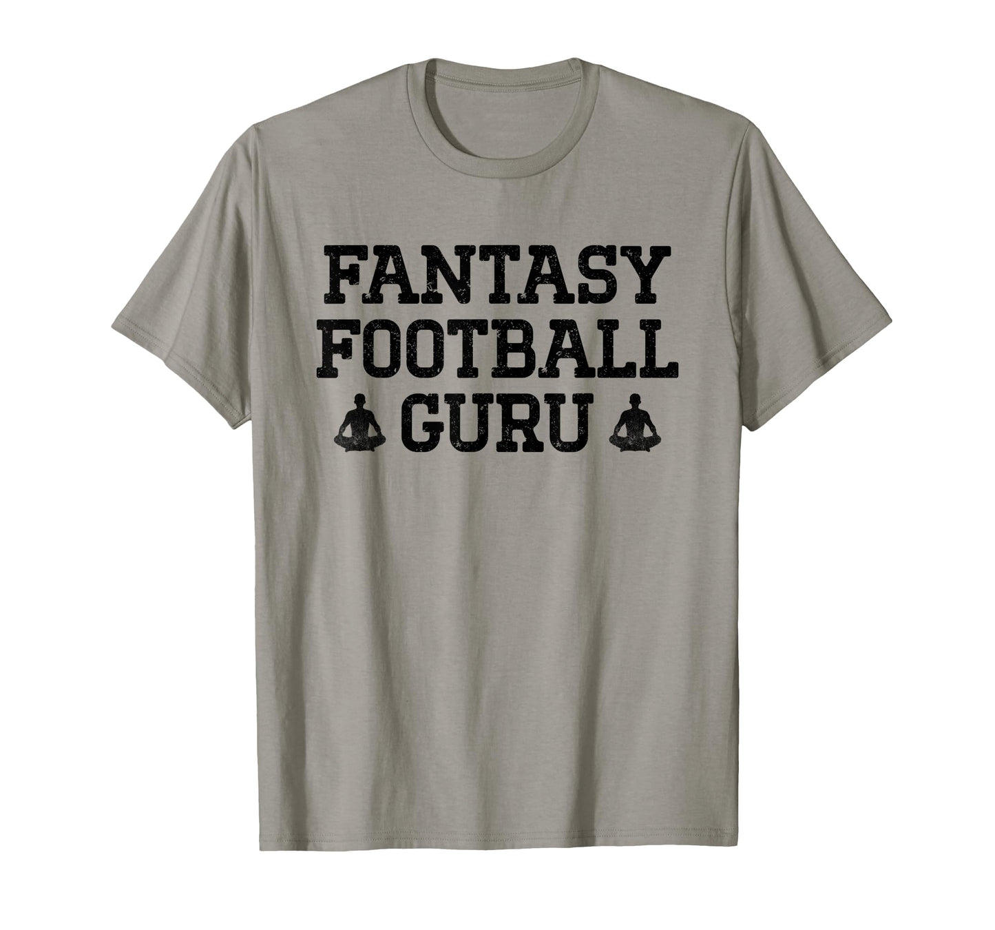 Funny Fantasy Football Guru Yoga Meditation Lotus Pose T-Shirt