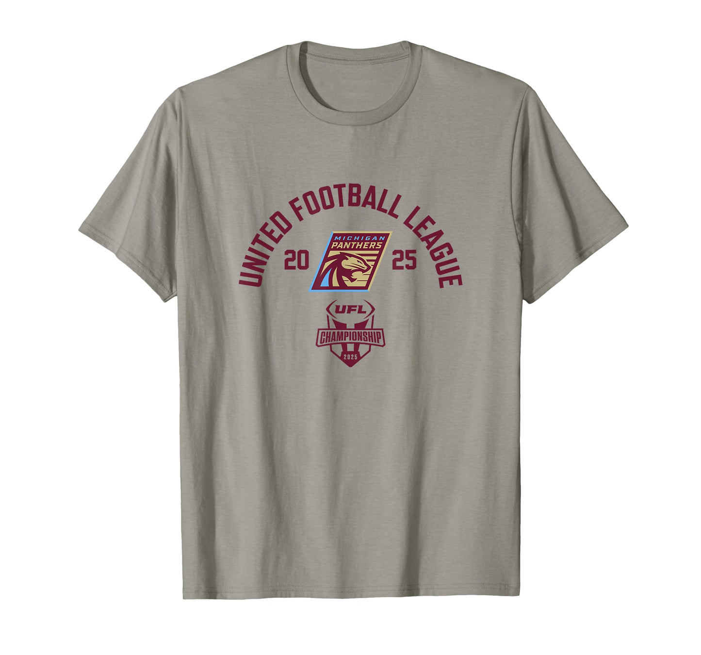 Michigan Panthers - 2025 UFL Championship Game - UFL T-Shirt