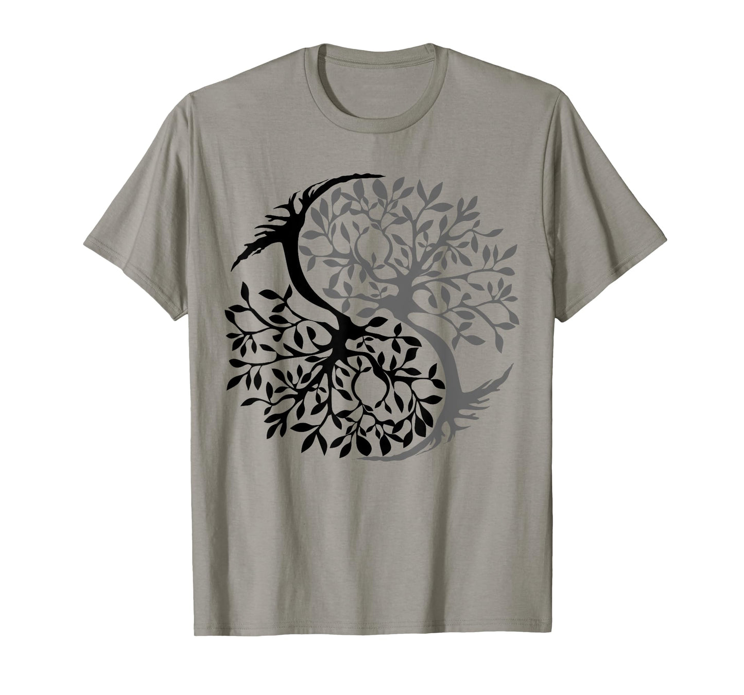 Tree Of Life Yin Yang Symbol Funny Bonsai Zen Gift Men Women T-Shirt