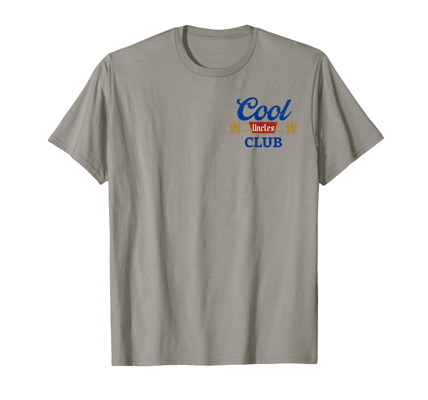 Cool Uncles Club Best Uncle Ever Funny Pocket Fathers Day T-Shirt