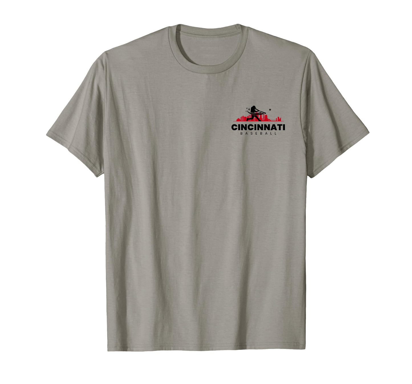 Cincinnati Baseball Vintage Minimalist Retro Baseball Lover T-Shirt