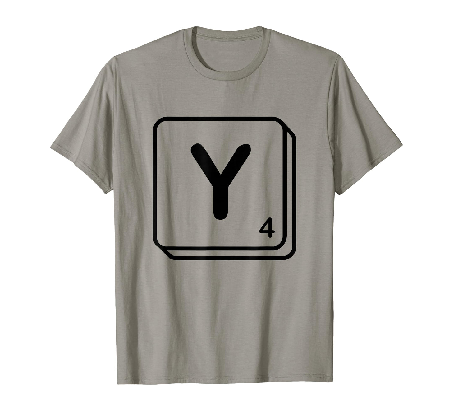 Letter Y Word Game Tile T-Shirt