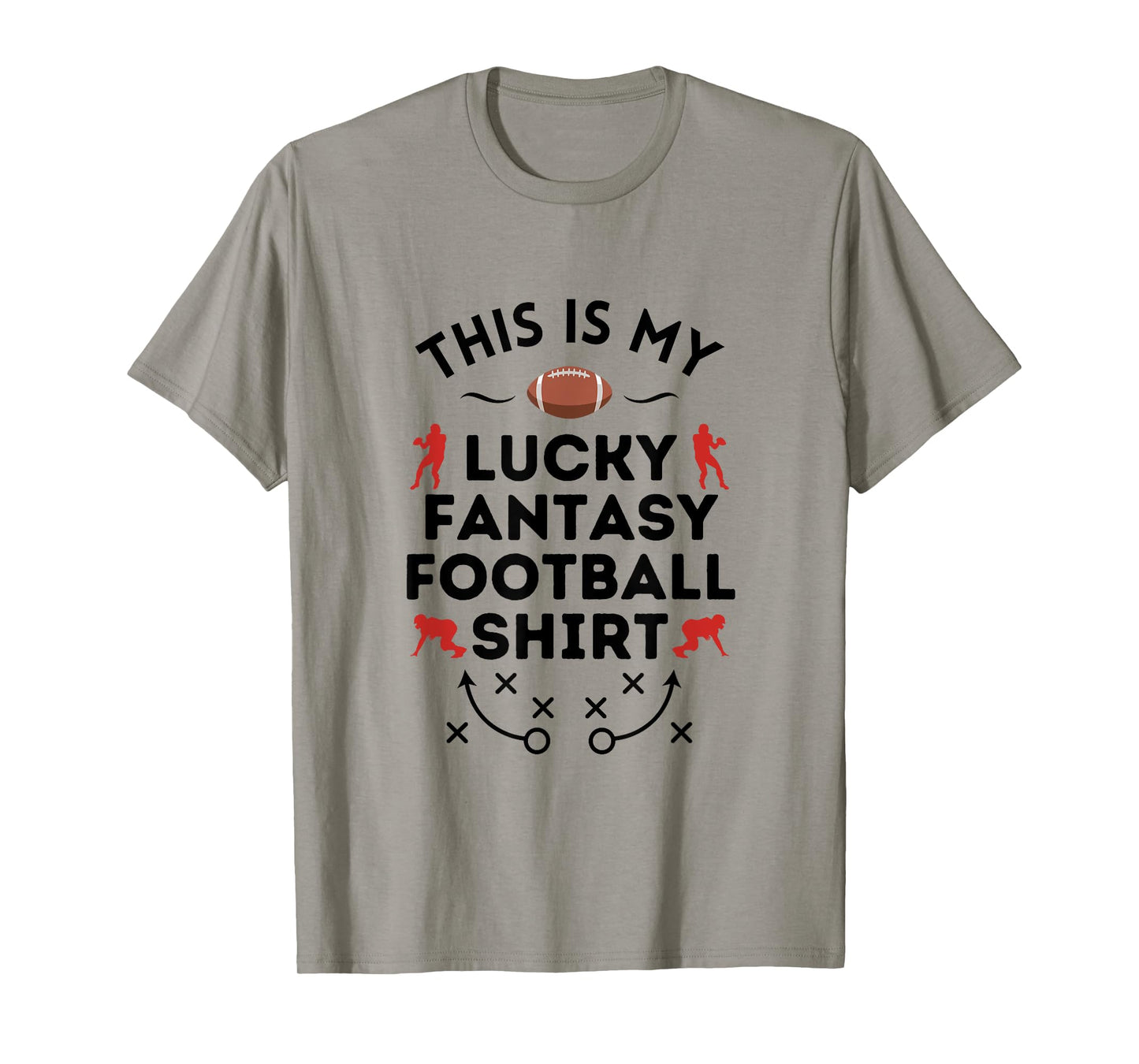 This Is My Lucky Fantasy Football Shir - Football Humor T-Shirt